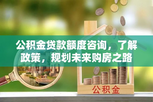 喀什公积金贷款额度咨询，了解政策，规划未来购房之路