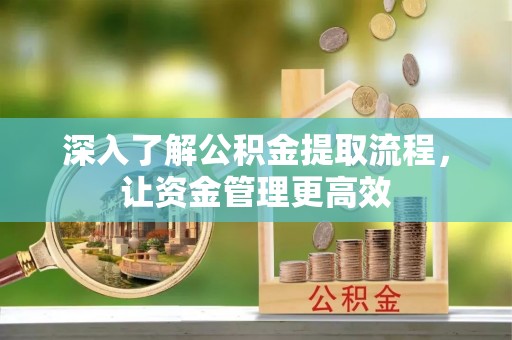 喀什深入了解公积金提取流程，让资金管理更高效
