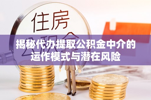 喀什揭秘代办提取公积金中介的运作模式与潜在风险