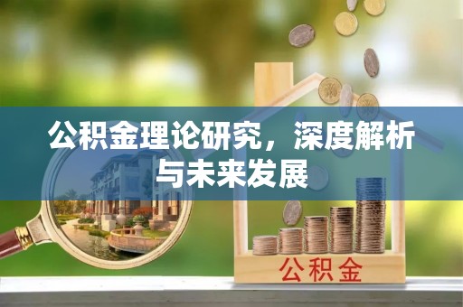 喀什公积金理论研究，深度解析与未来发展